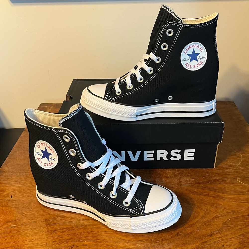 Converse Women's Black Canvas High-Tops